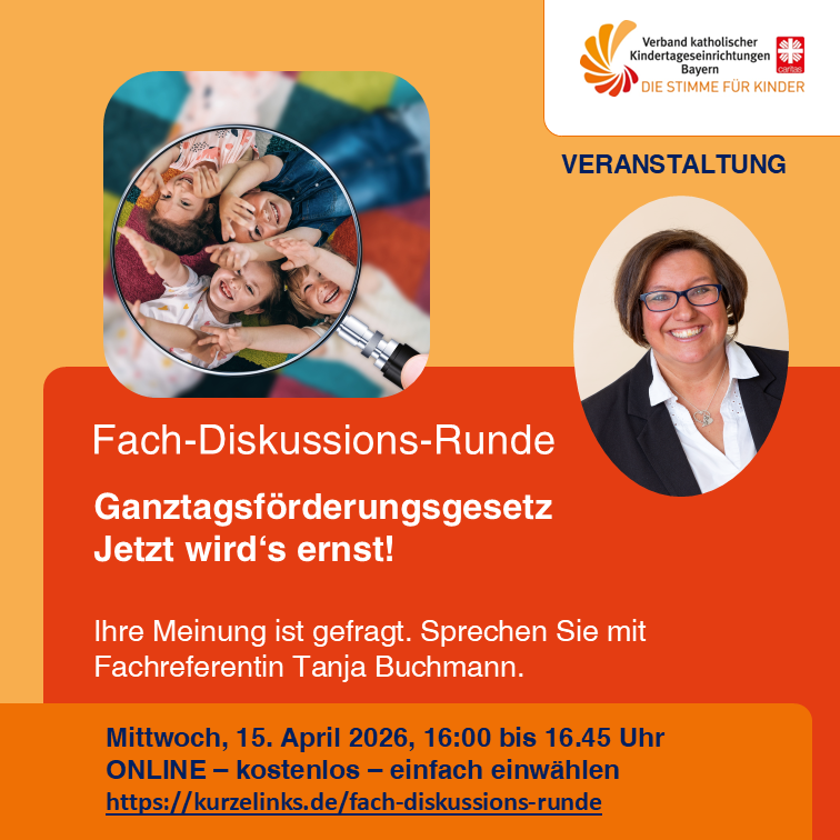Fach-Diskussions-Runde 14. April - Verband kath. Kitas Bayern e.V. 