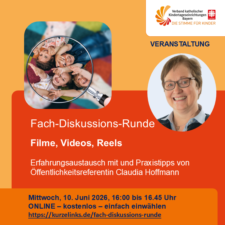 Fach-Diskussions-Runde FDR am 10. Juni 2026 Thema Filme, Videos, Reels