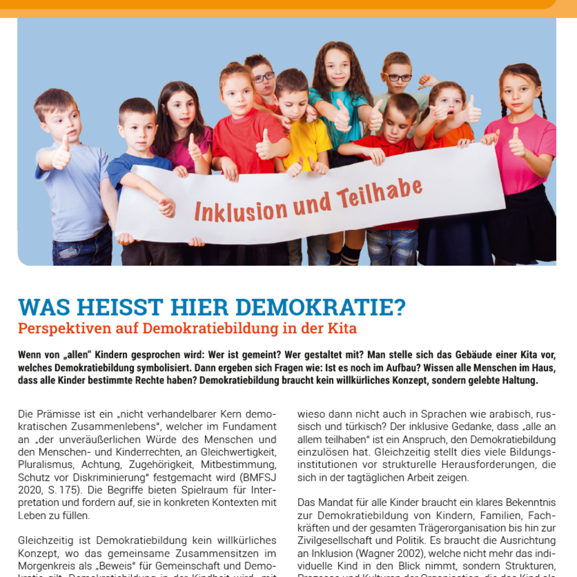 Was heißt hier Demokratie? von Hoa Mai Tran, Verband kath. Kitas Bayern e.V.  