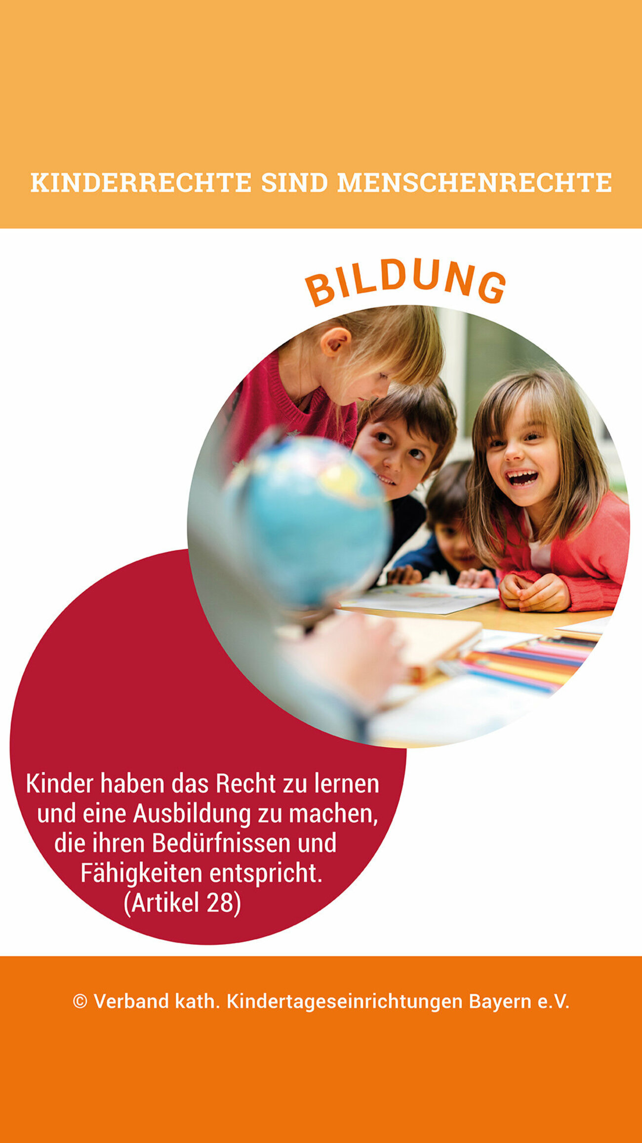 Kinderrecht auf Bildung - Story-Rahmen Verband