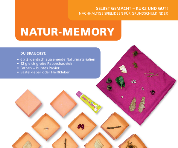 kurz + gut Spielidee Natur-Memory 