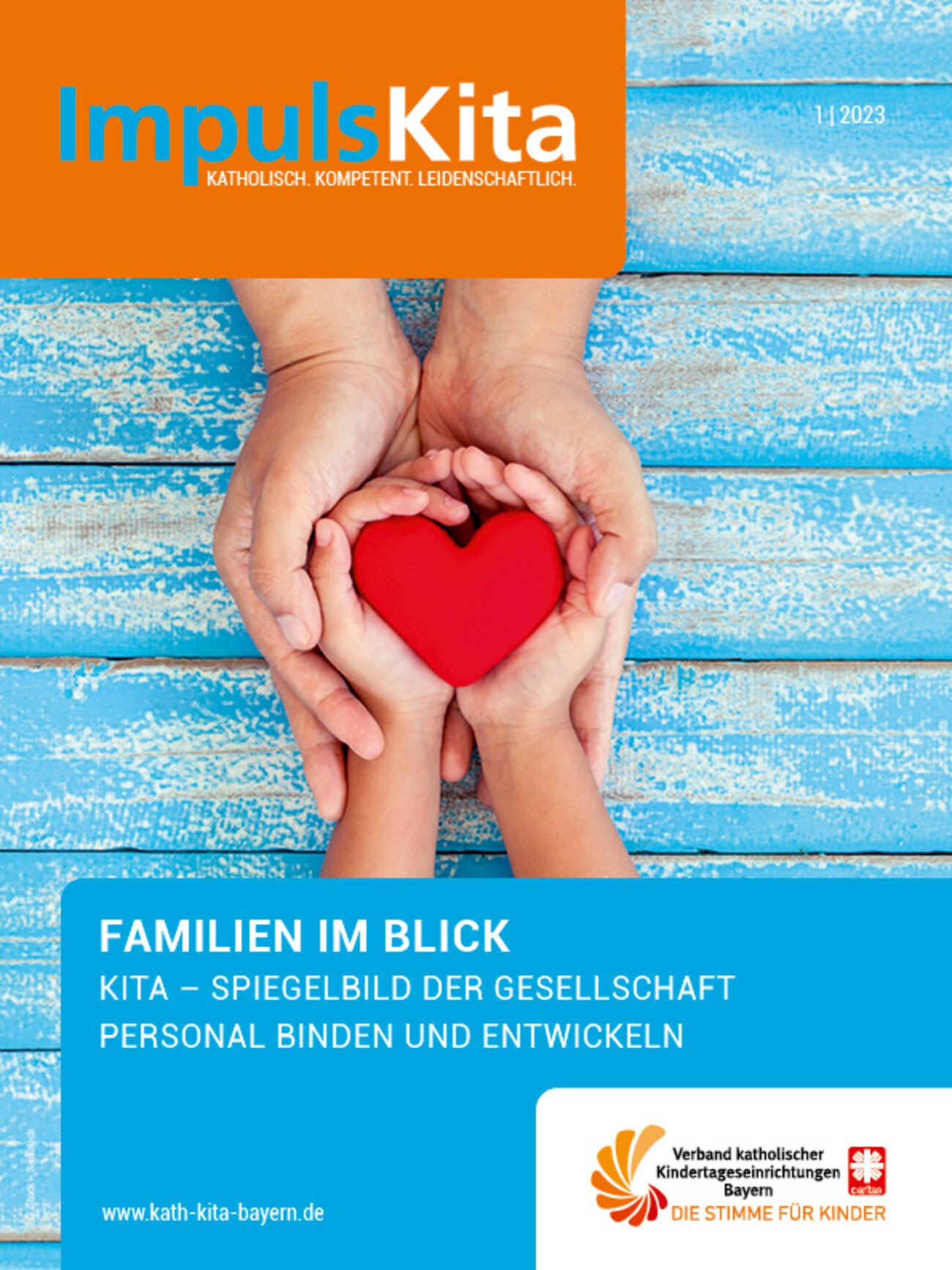 Titelbild ImpulsKita 1/2023 - Copyright Verband kath. Kindertageseinrichtungen Bayern e.V.