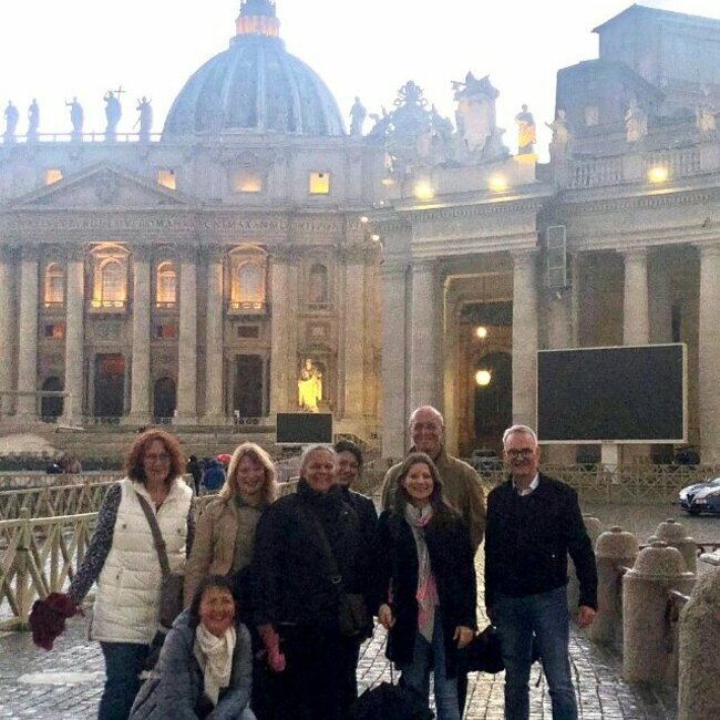 Studienfahrt Rom - Besuch Petersplatz 