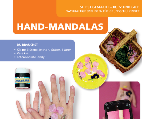 kurz + gut Idee Hand-Mandalas