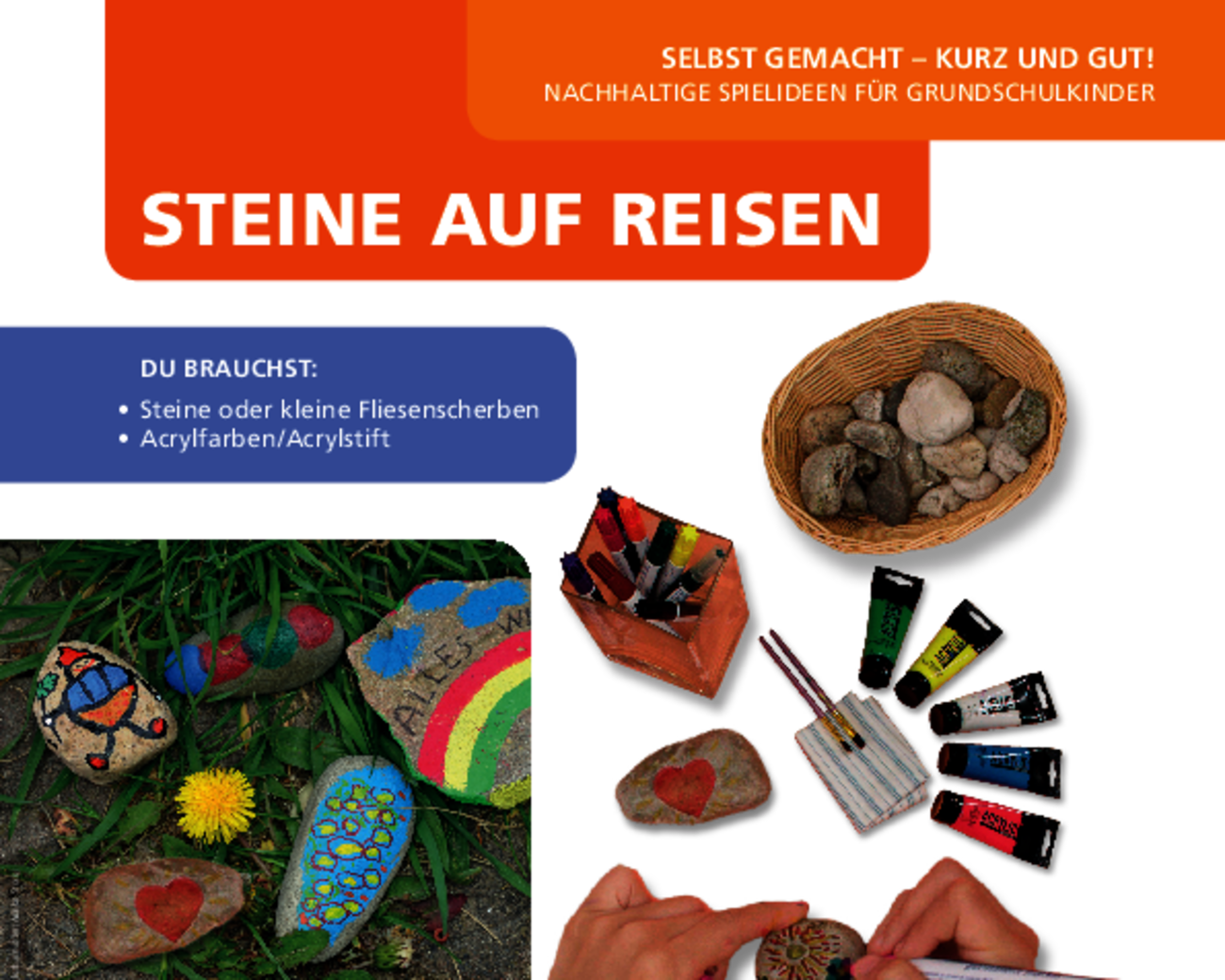 kurz + gut Idee Steine auf Reisen 