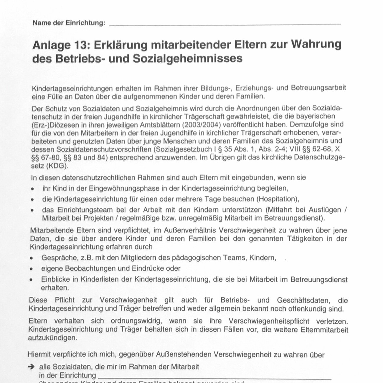 Kita-Ordnung Anlage 13 - Foto CHoffmann