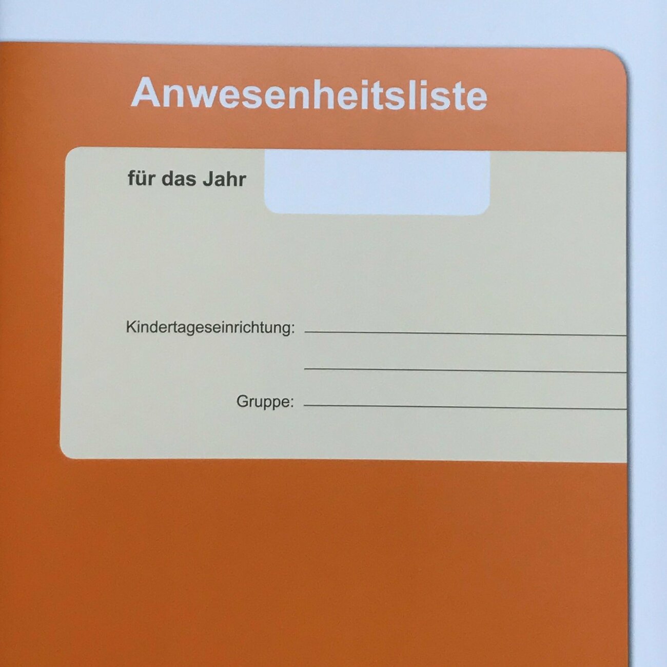 Anwesenheitsliste Kita - Foto CHoffmann